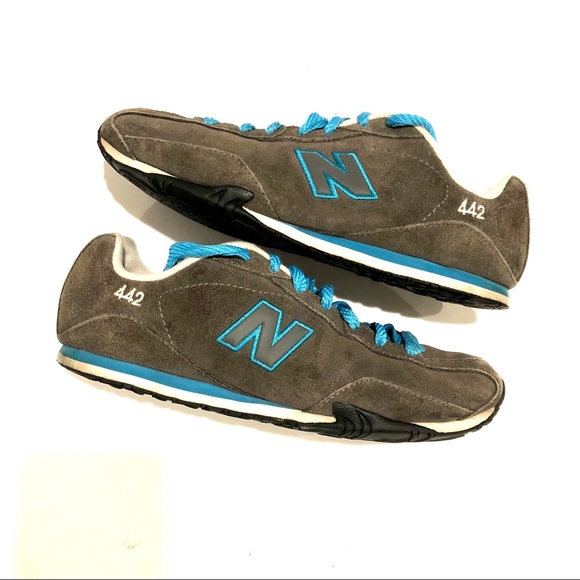 new balance 442 gray suede